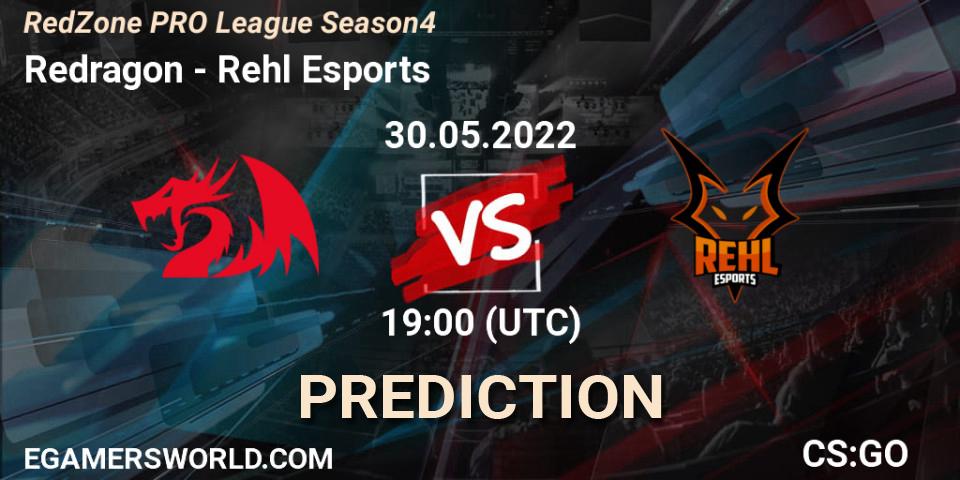 Pronósticos Redragon - Rehl Esports. 30.05.2022 at 19:00. RedZone PRO League Season 4 - Counter-Strike (CS2)