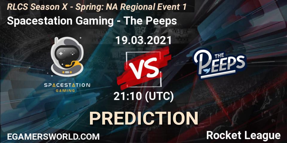 Pronósticos Spacestation Gaming - The Peeps. 19.03.21. RLCS Season X - Spring: NA Regional Event 1 - Rocket League