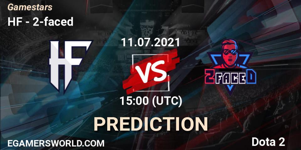 Pronósticos HF - 2-faced. 11.07.2021 at 15:00. Gamestars - Dota 2