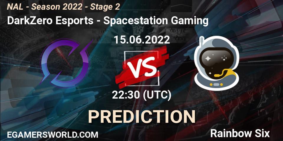 Pronósticos DarkZero Esports - Spacestation Gaming. 15.06.22. NAL - Season 2022 - Stage 2 - Rainbow Six