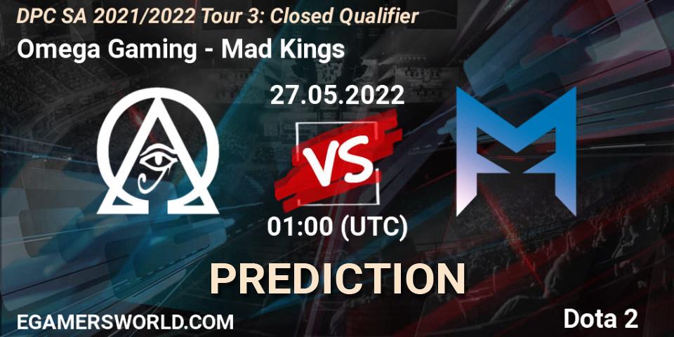 Pronósticos Omega Gaming - Mad Kings. 27.05.2022 at 01:11. DPC SA 2021/2022 Tour 3: Closed Qualifier - Dota 2