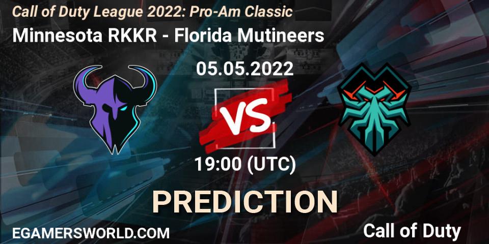 Pronósticos Minnesota RØKKR - Florida Mutineers. 05.05.22. Call of Duty League 2022: Pro-Am Classic - Call of Duty