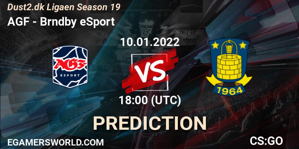 Pronósticos AGF Academy - Brøndby eSport. 10.01.2022 at 18:00. Dust2.dk Ligaen Season 19 - Counter-Strike (CS2)