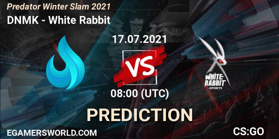 Pronósticos DNMK - White Rabbit. 17.07.2021 at 08:00. Predator Winter Slam 2021 - Counter-Strike (CS2)