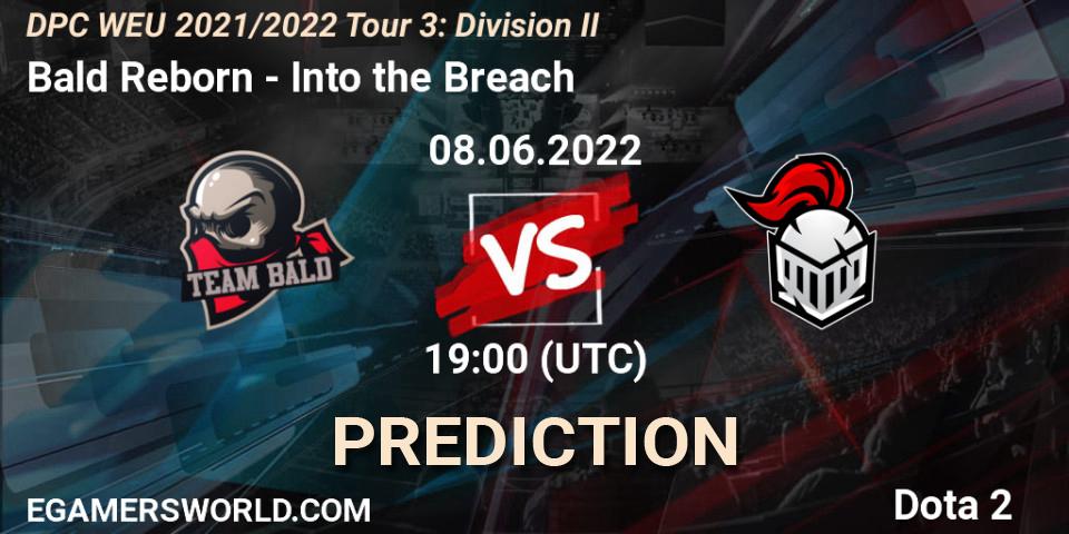 Pronósticos Bald Reborn - Into the Breach. 08.06.2022 at 18:55. DPC WEU 2021/2022 Tour 3: Division II - Dota 2