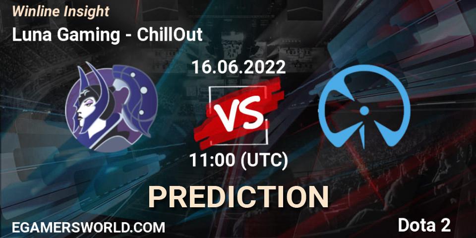 Pronósticos Luna Gaming - ChillOut. 13.06.2022 at 11:00. Winline Insight - Dota 2