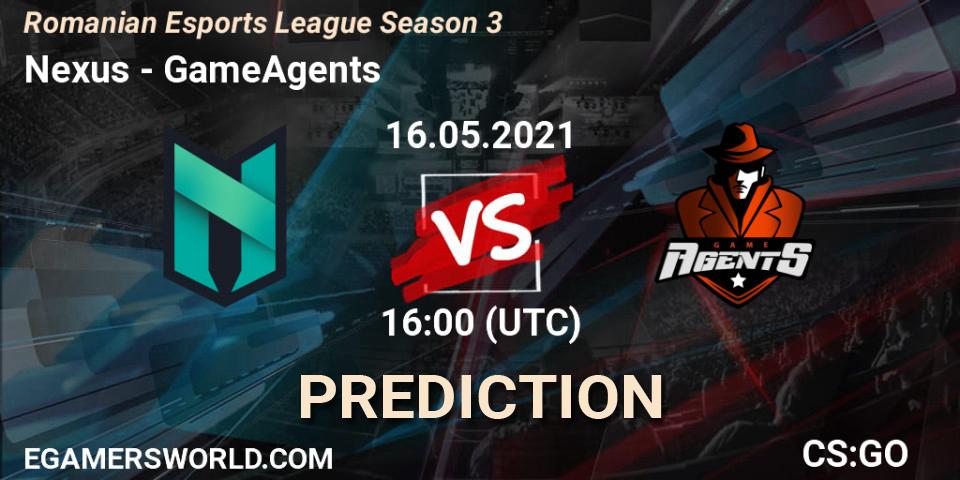 Pronósticos Nexus - GameAgents. 16.05.2021 at 16:00. Romanian Esports League Season 3 - Counter-Strike (CS2)