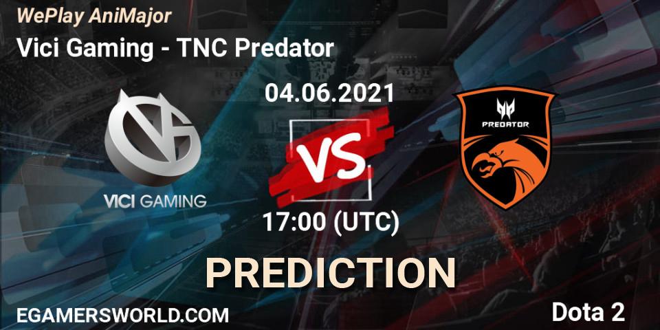 Pronósticos Vici Gaming - TNC Predator. 04.06.21. WePlay AniMajor 2021 - Dota 2