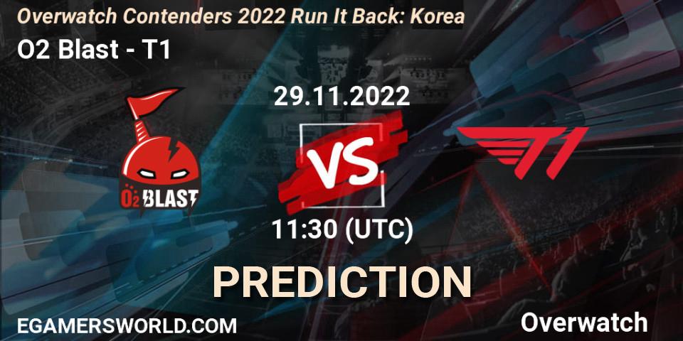 Pronósticos O2 Blast - T1. 29.11.22. Overwatch Contenders 2022 Run It Back: Korea - Overwatch