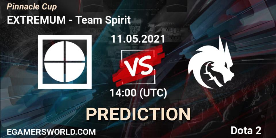 Pronósticos EXTREMUM - Team Spirit. 11.05.2021 at 14:49. Pinnacle Cup 2021 Dota 2 - Dota 2