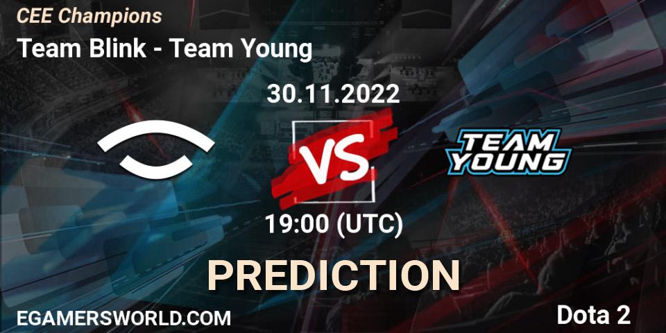 Pronósticos Team Blink - Team Young. 30.11.22. CEE Champions - Dota 2