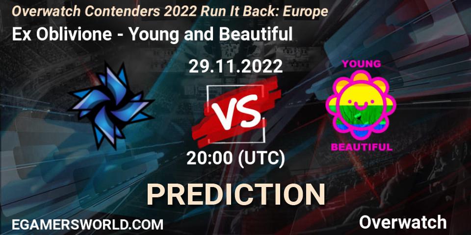 Pronósticos Ex Oblivione - Young and Beautiful. 29.11.22. Overwatch Contenders 2022 Run It Back: Europe - Overwatch