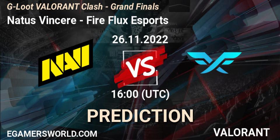 Pronósticos Natus Vincere - Fire Flux Esports. 26.11.22. G-Loot VALORANT Clash - Grand Finals - VALORANT