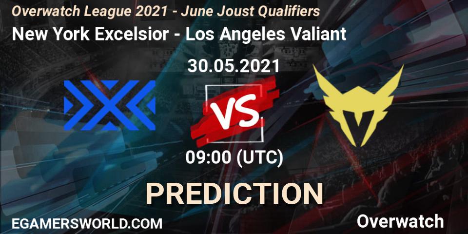 Pronósticos New York Excelsior - Los Angeles Valiant. 30.05.21. Overwatch League 2021 - June Joust Qualifiers - Overwatch