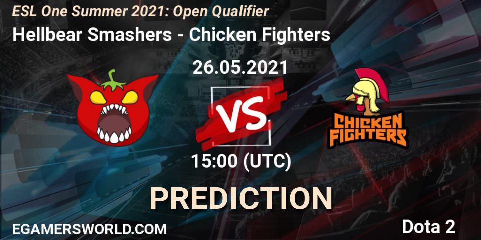 Pronósticos Hellbear Smashers - Chicken Fighters. 26.05.2021 at 15:08. ESL One Summer 2021: Open Qualifier - Dota 2
