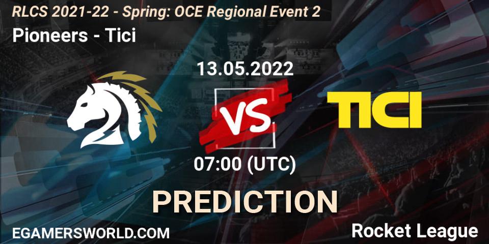 Pronósticos Pioneers - Tici. 13.05.2022 at 07:00. RLCS 2021-22 - Spring: OCE Regional Event 2 - Rocket League