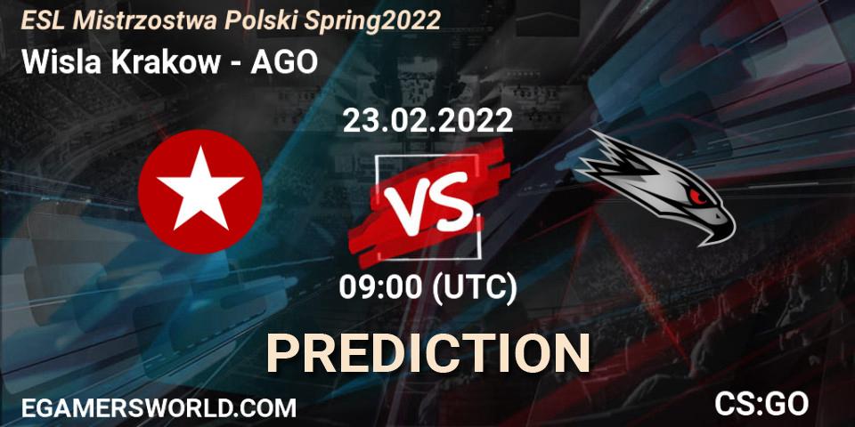 Pronósticos Wisla Krakow - AGO. 23.02.22. ESL Mistrzostwa Polski Spring 2022 - CS2 (CS:GO)