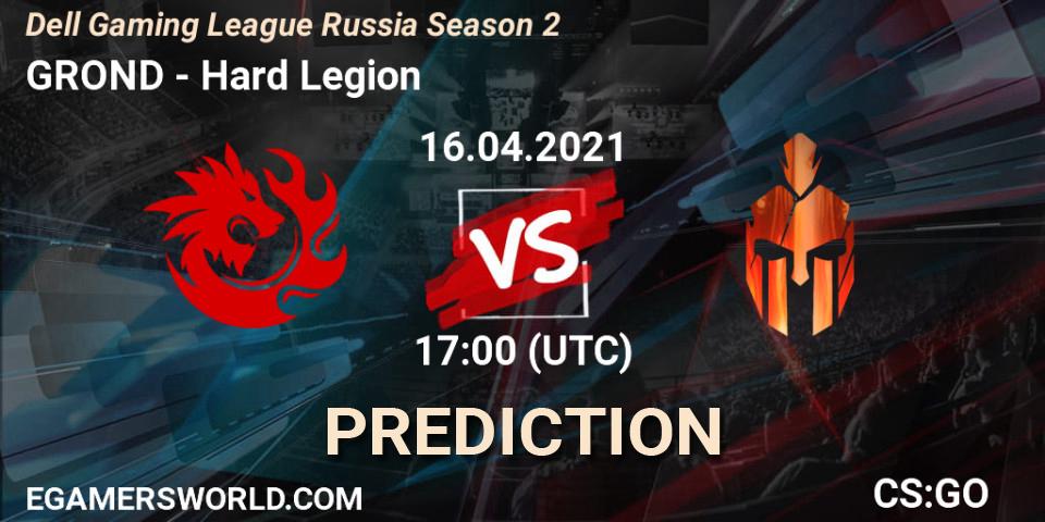 Pronósticos GROND - Hard Legion. 16.04.21. Dell Gaming League Russia Season 2 - CS2 (CS:GO)