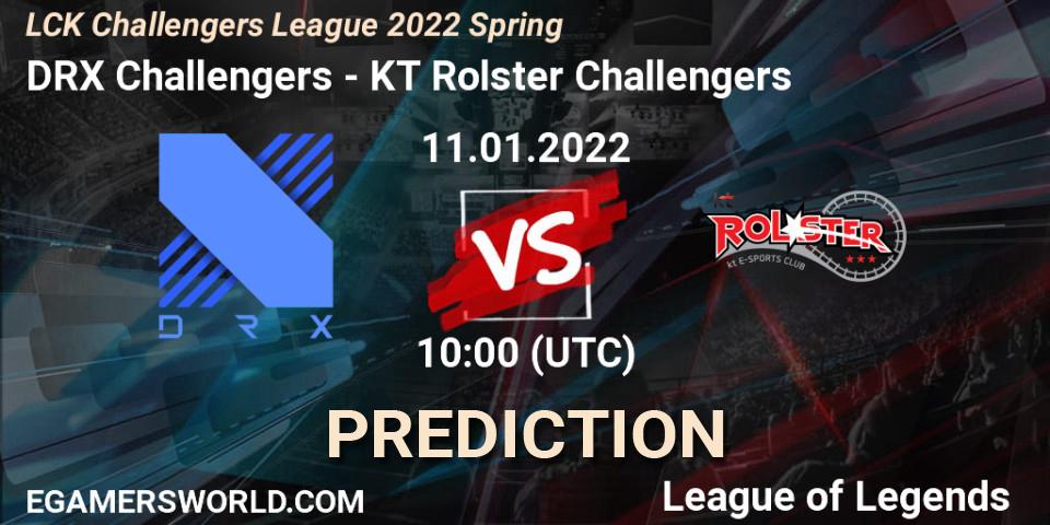 Pronósticos DRX Challengers - KT Rolster Challengers. 11.01.2022 at 10:00. LCK Challengers League 2022 Spring - LoL