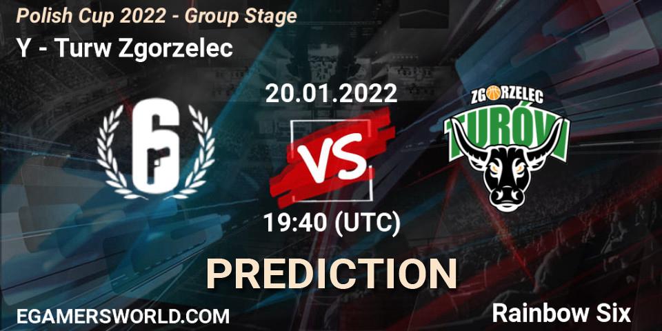 Pronósticos YŚ - Turów Zgorzelec. 20.01.2022 at 19:40. Polish Cup 2022 - Group Stage - Rainbow Six