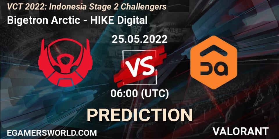 Pronósticos Bigetron Arctic - HIKE Digital. 25.05.2022 at 06:00. VCT 2022: Indonesia Stage 2 Challengers - VALORANT