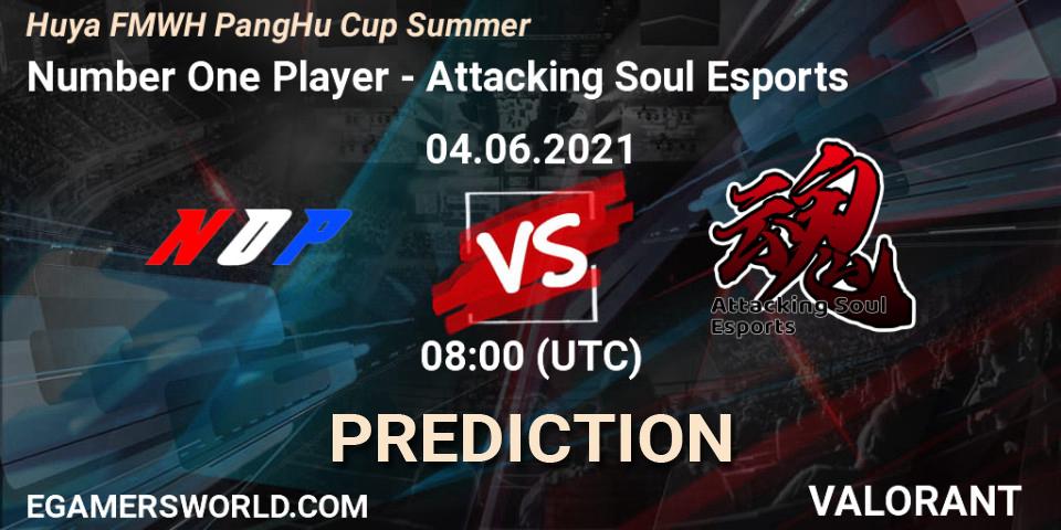 Pronósticos Number One Player - Attacking Soul Esports. 04.06.21. Huya FMWH PangHu Cup Summer - VALORANT