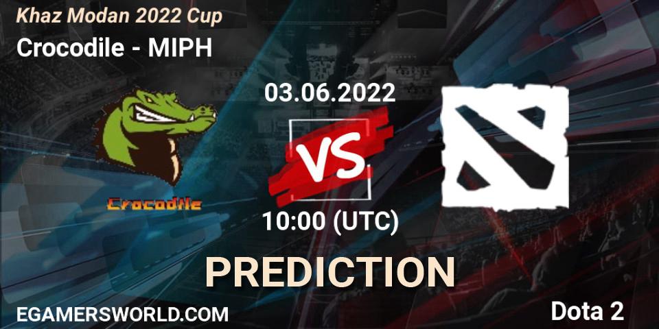 Pronósticos Crocodile - MIPH. 03.06.2022 at 10:18. Khaz Modan 2022 Cup - Dota 2