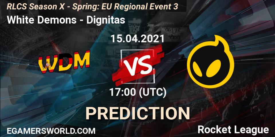 Pronósticos White Demons - Dignitas. 15.04.2021 at 17:00. RLCS Season X - Spring: EU Regional Event 3 - Rocket League