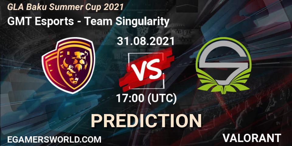 Pronósticos GMT Esports - Team Singularity. 31.08.2021 at 17:00. GLA Baku Summer Cup 2021 - VALORANT