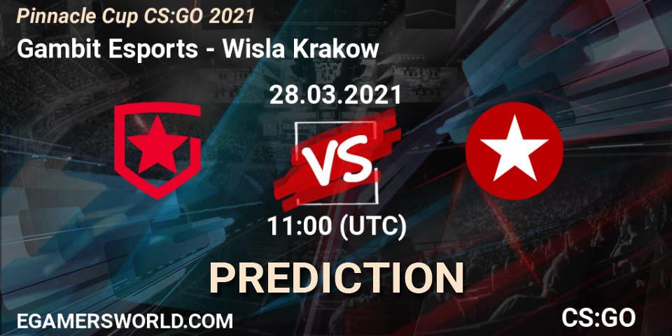 Pronósticos Gambit Esports - Wisla Krakow. 27.03.2021 at 08:00. Pinnacle Cup #1 - Counter-Strike (CS2)
