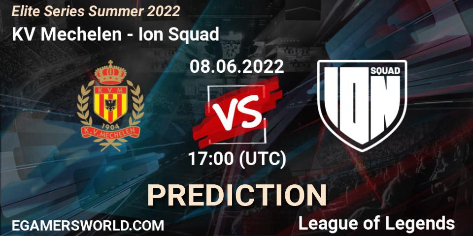 Pronósticos KV Mechelen - Ion Squad. 08.06.2022 at 17:00. Elite Series Summer 2022 - LoL