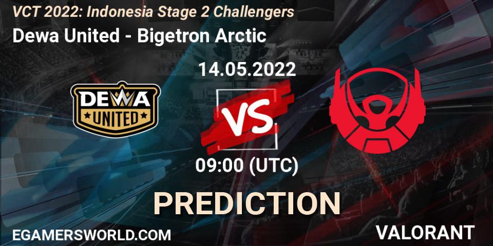 Pronósticos Dewa United - Bigetron Arctic. 14.05.2022 at 11:00. VCT 2022: Indonesia Stage 2 Challengers - VALORANT