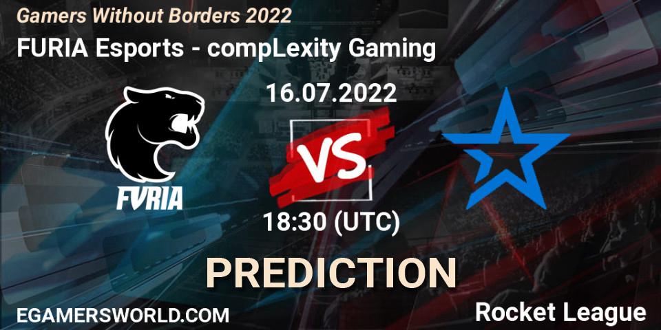 Pronósticos FURIA Esports - compLexity Gaming. 16.07.22. Gamers Without Borders 2022 - Rocket League
