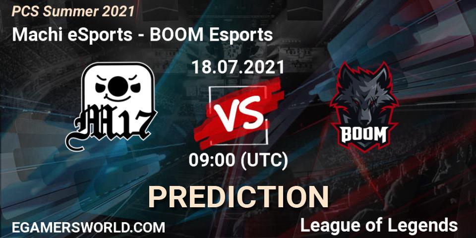 Pronósticos Machi eSports - BOOM Esports. 18.07.2021 at 09:00. PCS Summer 2021 - LoL