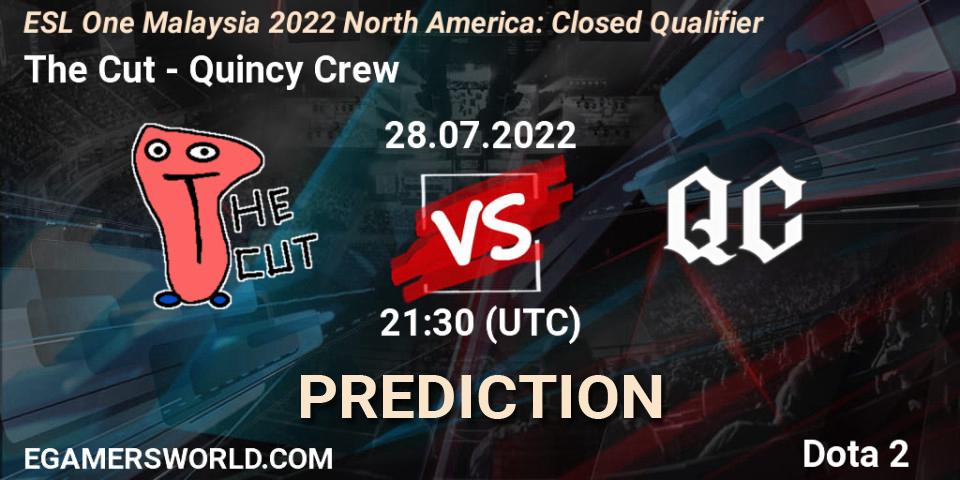 Pronósticos The Cut - Quincy Crew. 28.07.22. ESL One Malaysia 2022 North America: Closed Qualifier - Dota 2