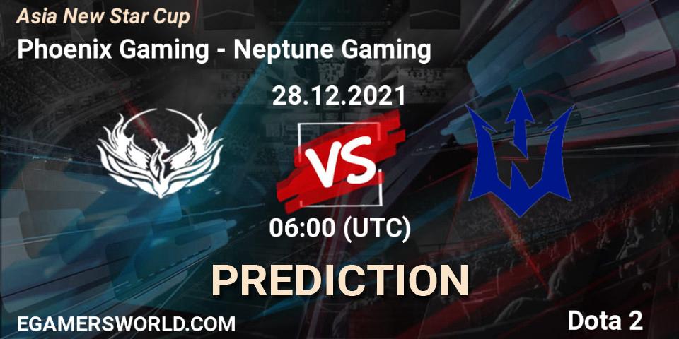 Pronósticos Phoenix Gaming - Neptune Gaming. 28.12.2021 at 05:07. Asia New Star Cup - Dota 2