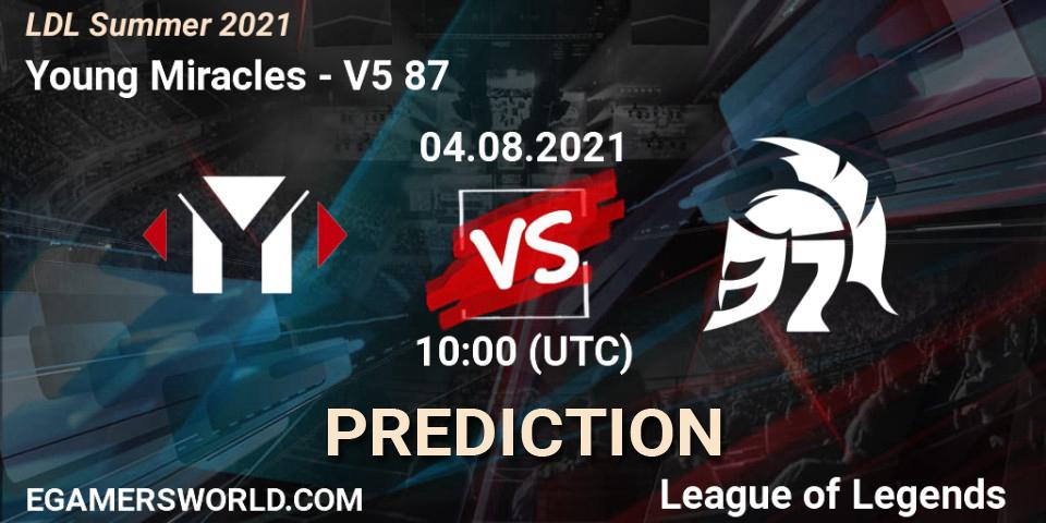 Pronósticos Young Miracles - V5 87. 04.08.21. LDL Summer 2021 - LoL