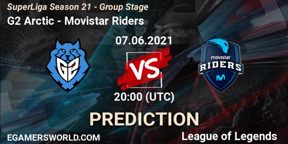 Pronósticos G2 Arctic - Movistar Riders. 07.06.2021 at 20:00. SuperLiga Season 21 - Group Stage - LoL