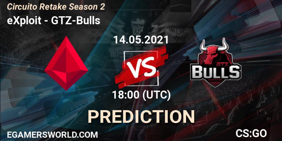 Pronósticos eXploit - GTZ-Bulls. 14.05.21. Circuito Retake Season 2 - CS2 (CS:GO)