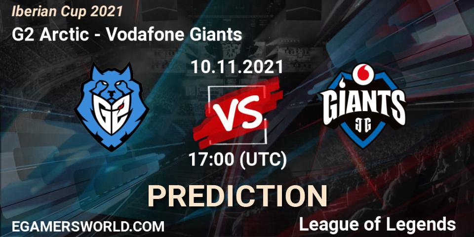 Pronósticos G2 Arctic - Vodafone Giants. 10.11.2021 at 17:00. Iberian Cup 2021 - LoL