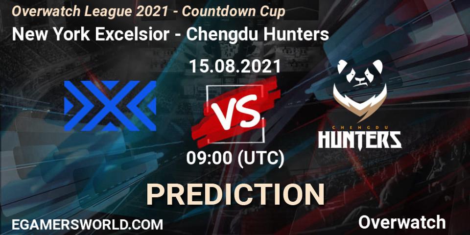 Pronósticos New York Excelsior - Chengdu Hunters. 15.08.2021 at 09:00. Overwatch League 2021 - Countdown Cup - Overwatch