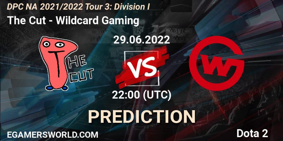 Pronósticos The Cut - Wildcard Gaming. 29.06.2022 at 21:55. DPC NA 2021/2022 Tour 3: Division I - Dota 2