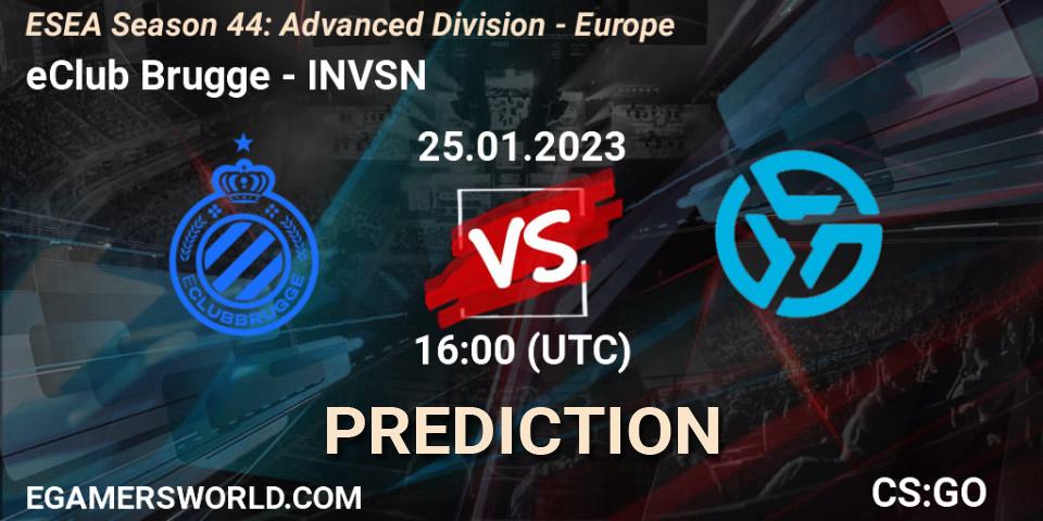 Pronósticos eClub Brugge - INVSN. 30.01.23. ESEA Season 44: Advanced Division - Europe - CS2 (CS:GO)