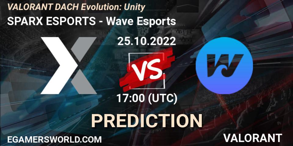 Pronósticos SPARX ESPORTS - Wave Esports. 25.10.2022 at 17:00. VALORANT DACH Evolution: Unity - VALORANT