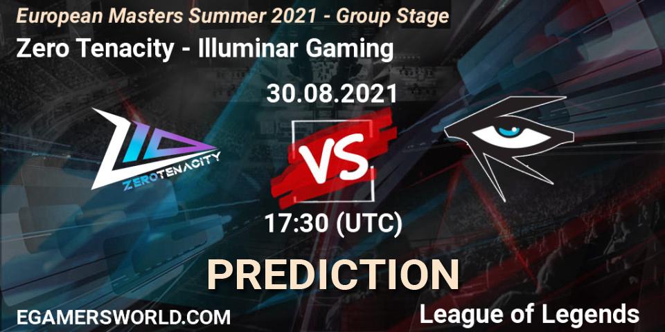 Pronósticos Zero Tenacity - Illuminar Gaming. 30.08.2021 at 17:30. European Masters Summer 2021 - Group Stage - LoL