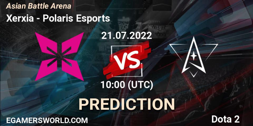 Pronósticos Xerxia - Polaris Esports. 21.07.2022 at 10:13. Asian Battle Arena - Dota 2