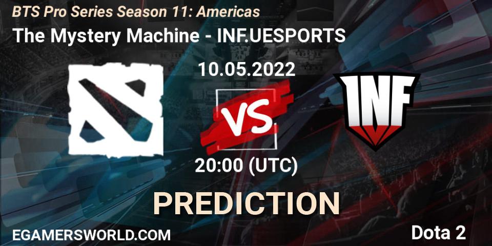 Pronósticos The Mystery Machine - INF.UESPORTS. 10.05.2022 at 20:02. BTS Pro Series Season 11: Americas - Dota 2