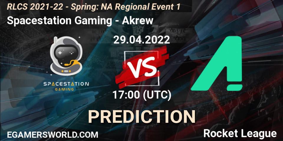 Pronósticos Spacestation Gaming - Akrew. 29.04.22. RLCS 2021-22 - Spring: NA Regional Event 1 - Rocket League