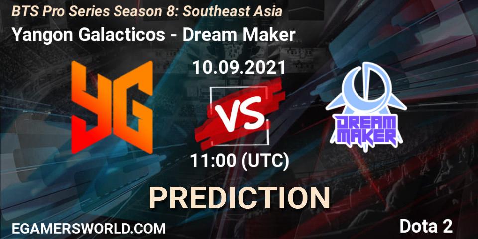 Pronósticos Yangon Galacticos - Dream Maker. 10.09.2021 at 11:26. BTS Pro Series Season 8: Southeast Asia - Dota 2