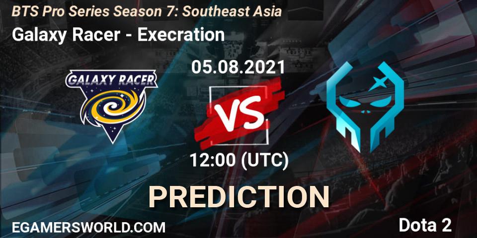 Pronósticos Galaxy Racer - Execration. 05.08.2021 at 13:02. BTS Pro Series Season 7: Southeast Asia - Dota 2